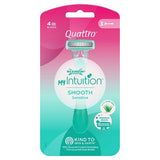 MyIntuition Quattro Sensitive Comfort Disposable Razor 3pk