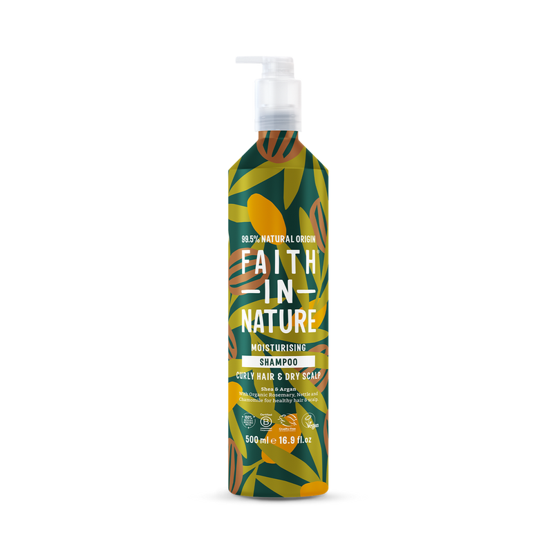Faith in Nature Shea Argan Shampoo - 500ml Aluminium