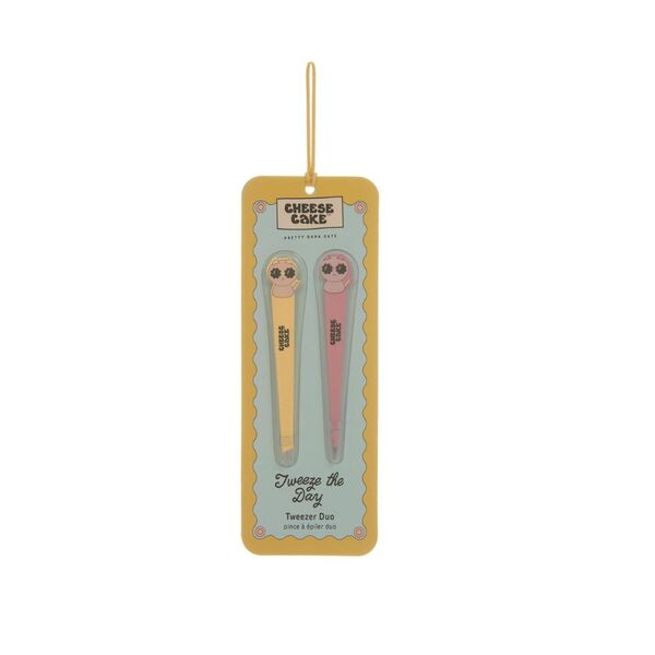 Cheesecake 2Pk Tweezers - Cat