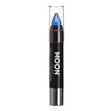 Moon Glow - Neon UV Glitter Body Crayons - Blue