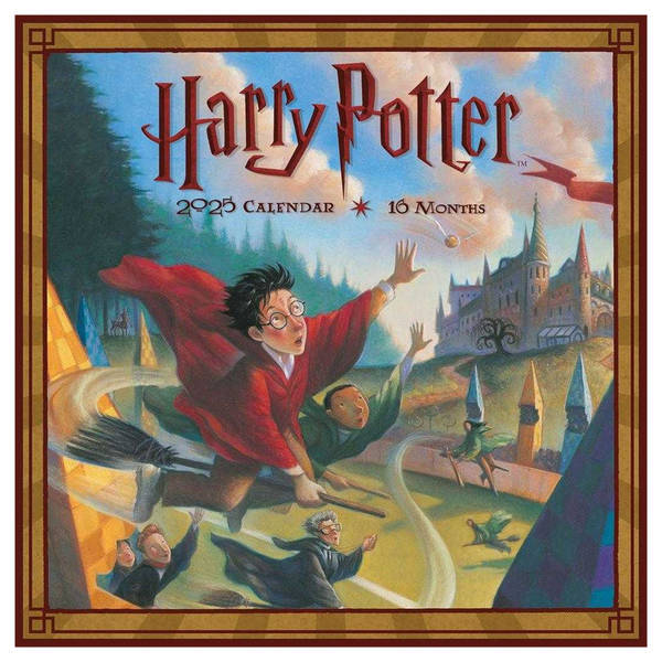 Harry Potter Literary 2025 Square Calendar
