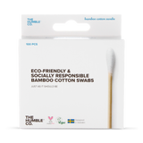 Bamboo Cotton Swabs White 100 Pieces