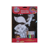 Dora The Explorer Velvet Colouring Set