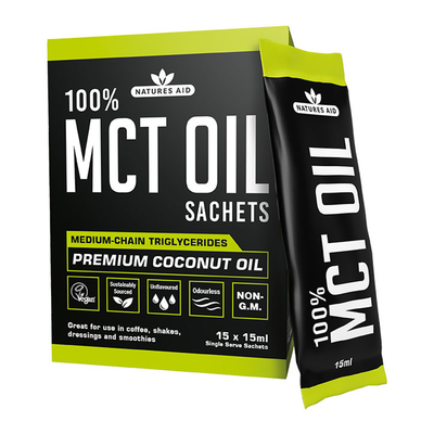 100% MCT Kokosolje Porsjonspakker 15 x 15ml