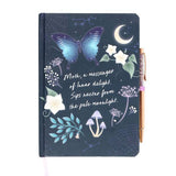 Something Different Midnight Moth Amethyst Diary And Pen