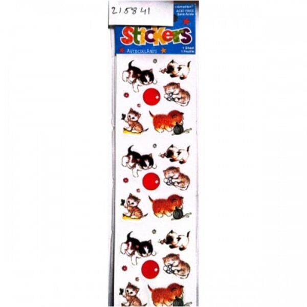 Amscan Funny Cats Sticker Sheet