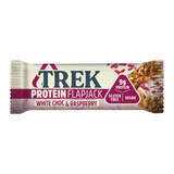 Trek White Chocolate & Raspberry Protein Flapjack 50g