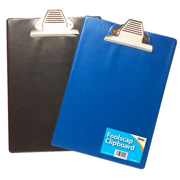 Tiger Stationery Foolscap PVC Clipboard (A4)
