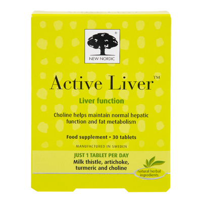 Natural Herbal Supplement for Liver Function and Fat Metabolism 30 Tablets