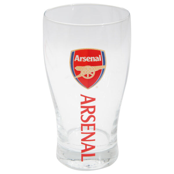 Arsenal FC Official Football Crest Pint Glass