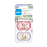 Mam Pure Night 16+M Soother 2Pk