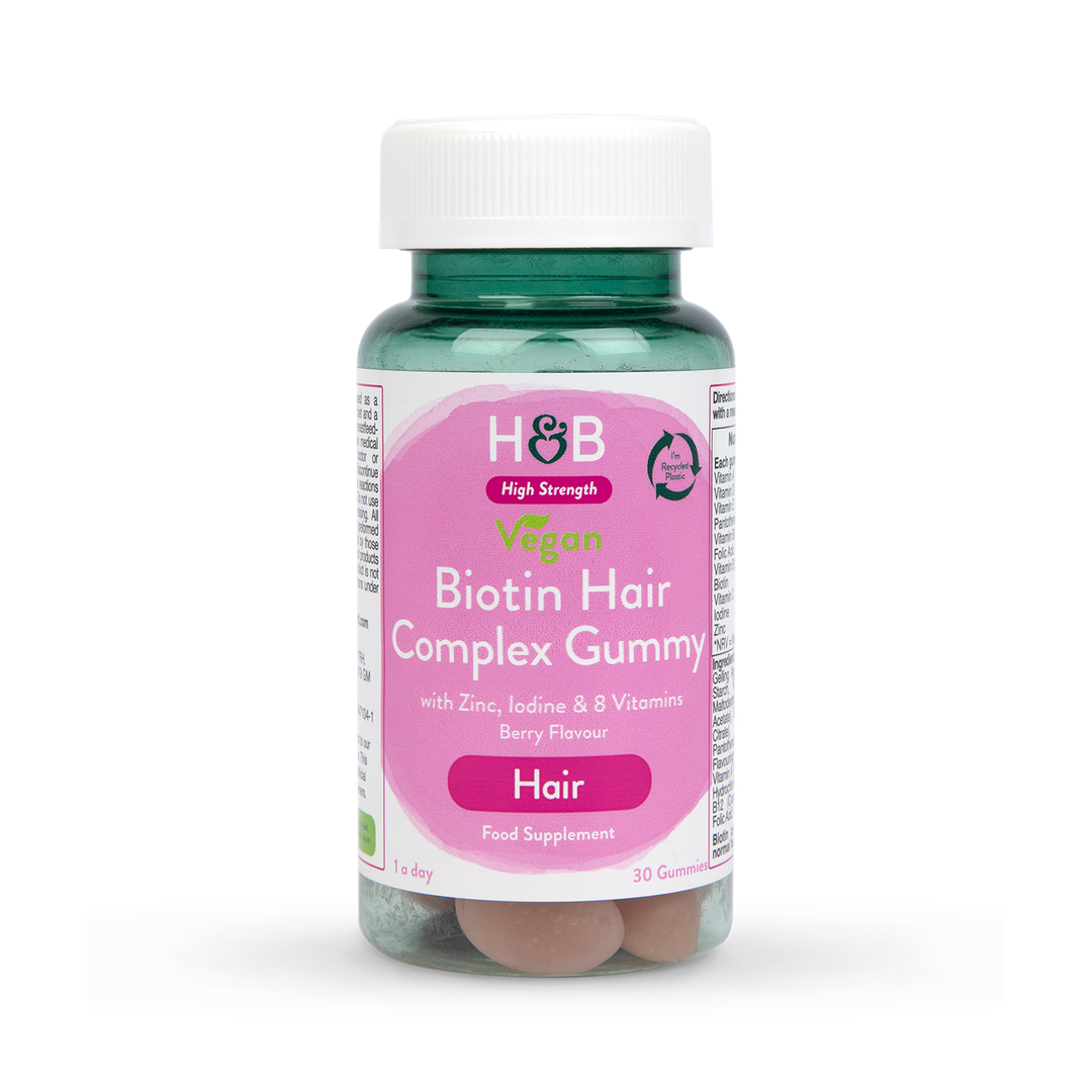Holland Barrett Vegan Biotin Hair Complex 30 Gummies