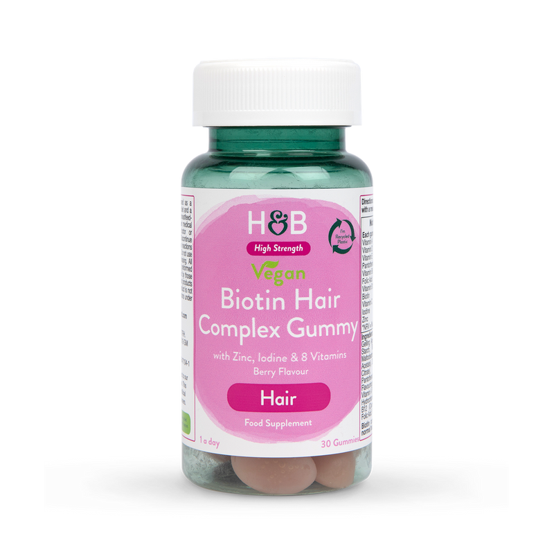 Holland Barrett Vegan Biotin Hair Complex 30 Gummies