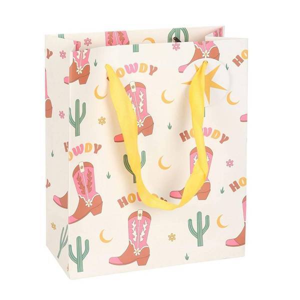 Something Different Cowboy Boot Gift Bag