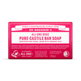 Dr Bronner All-One Rose Pure-Castile Bar Soap 140g