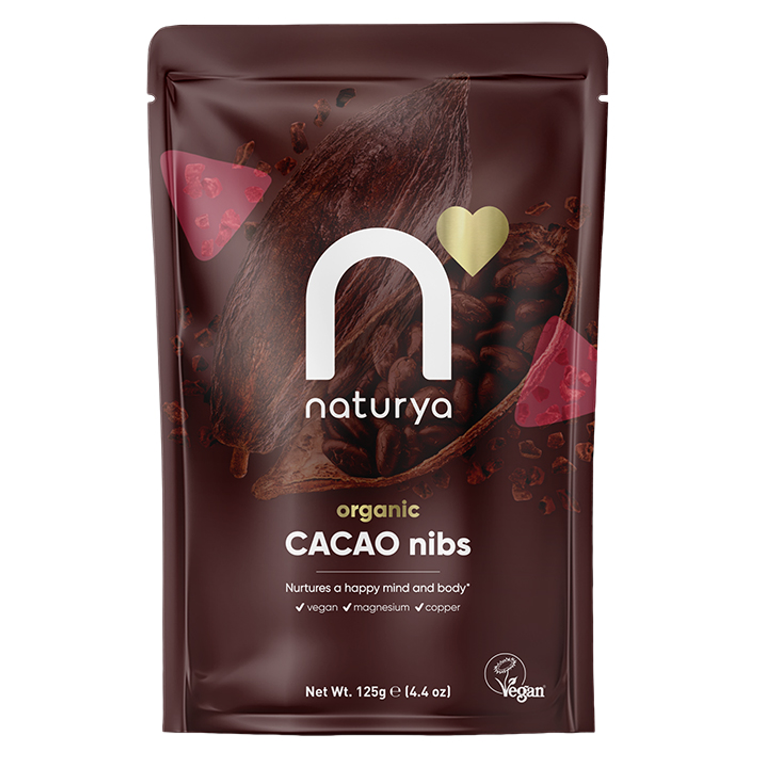 Organic Raw Cacao Nibs 125g