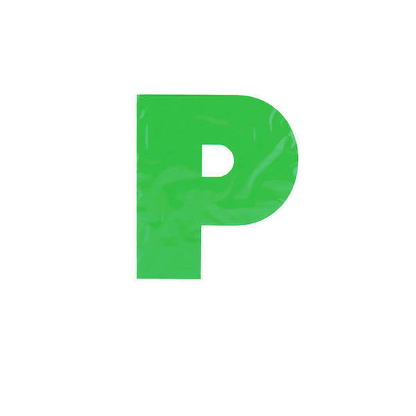 County Stationery Magnetic New Driver P Plates (Pack Of 2)