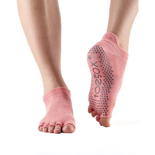 Toesox Womens Half Toe Socks