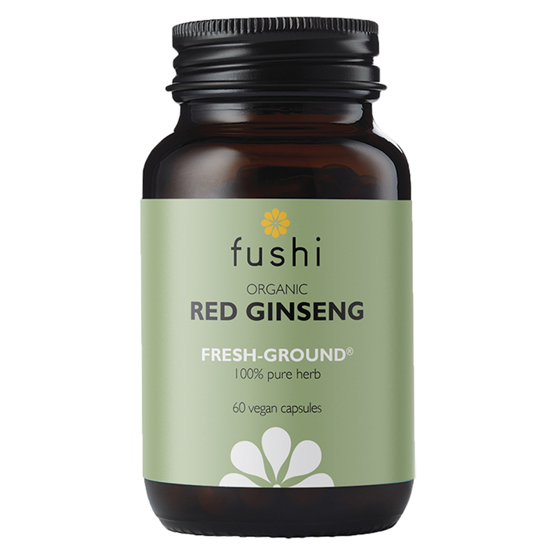 Organic Red Ginseng Vitality and Cognitive Support 60 Capsules