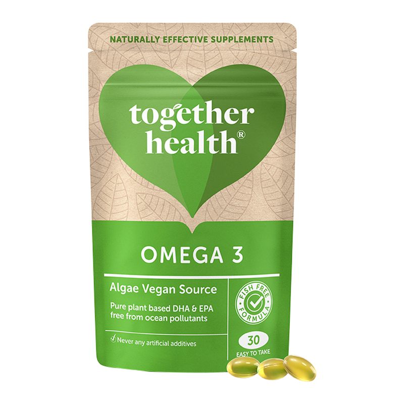 Natural Algae DHA and EPA Omega 3 30 Softgels