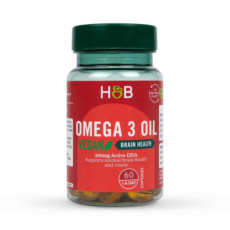 Holland Barrett Vegan Omega 3 Oil 500mg 60 Capsules