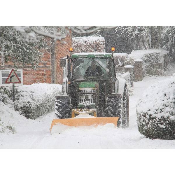 Material: Card. Width: 7in. Length: 5in. Design: Tractor. Contents: Envelope. Blank Inside.