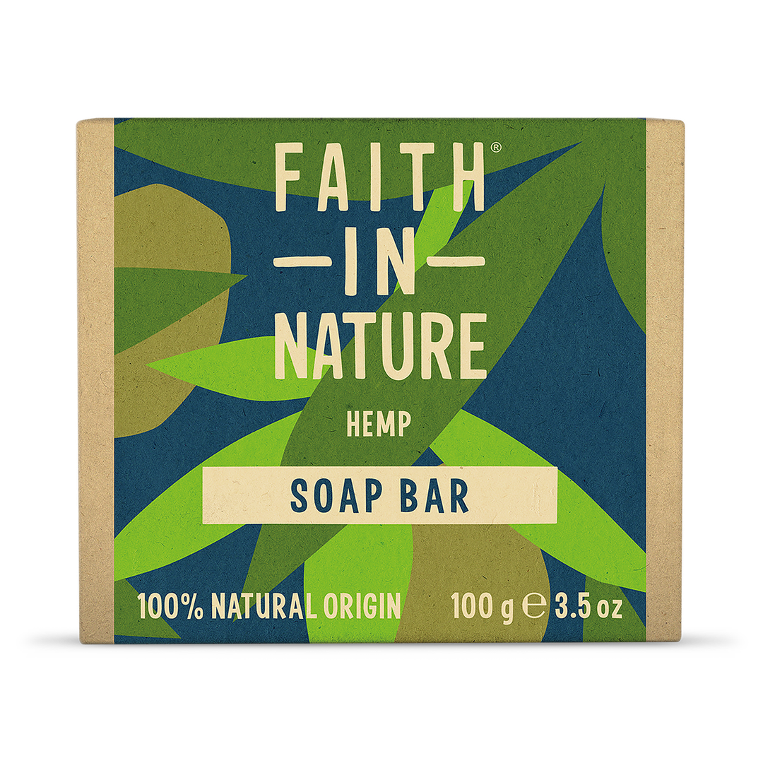 Faith in Nature Hemp with Green Tea Soap 100g