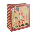 Eurowrap No Peeking Christmas Gift Bag (Pack of 12) (XL)