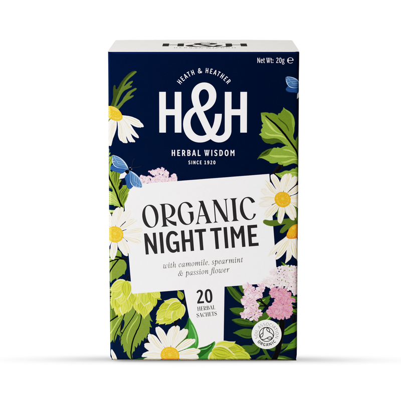 Heath Heather Organic Night Time 20 Tea Bags