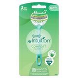 MyIntuition Xtreme 3 Beauty Sensitive Disposable Razor 4pk