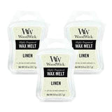 Woodwick Wax Melt Cool Linen 22.7g - Pack of 3