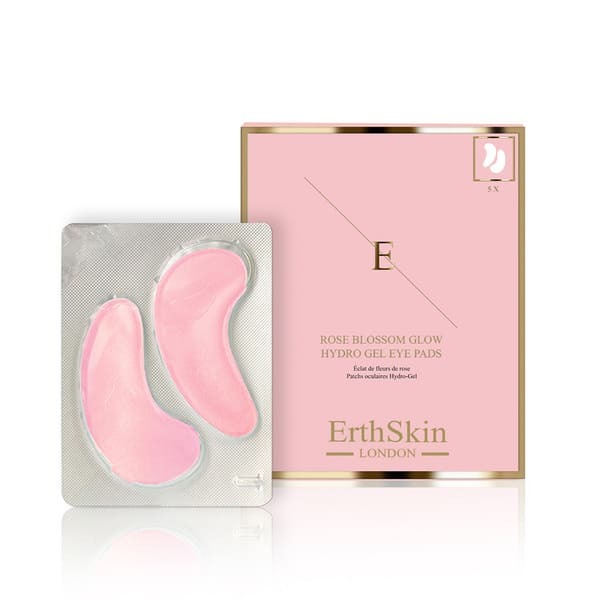 ErthSkin Rose Blossom Glow Hydro-Gel Eye Pads 5 X 2