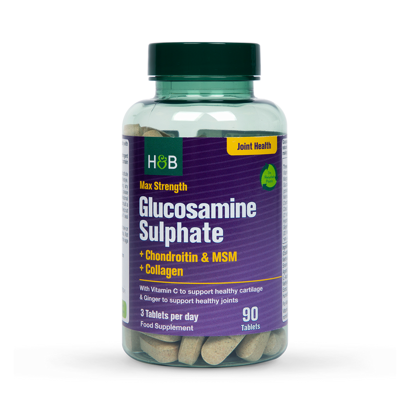 Holland Barrett Max Strength Glucosamine Chondroitin 90 Tablets