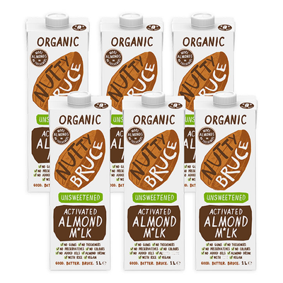 Bruce Activated Unsweetened Almond Mlk 6x 1L