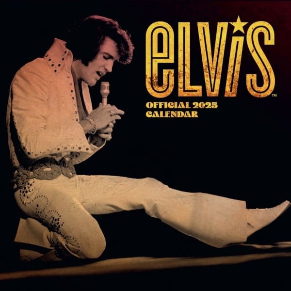Elvis Presley 2025 Square Wall Calendar (30cm x 30cm)