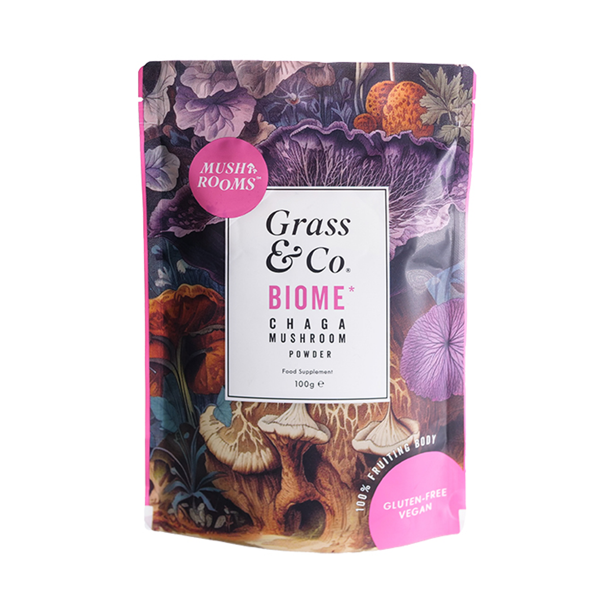 Chaga Mushroom Powder with Turmeric and Ginger 100g