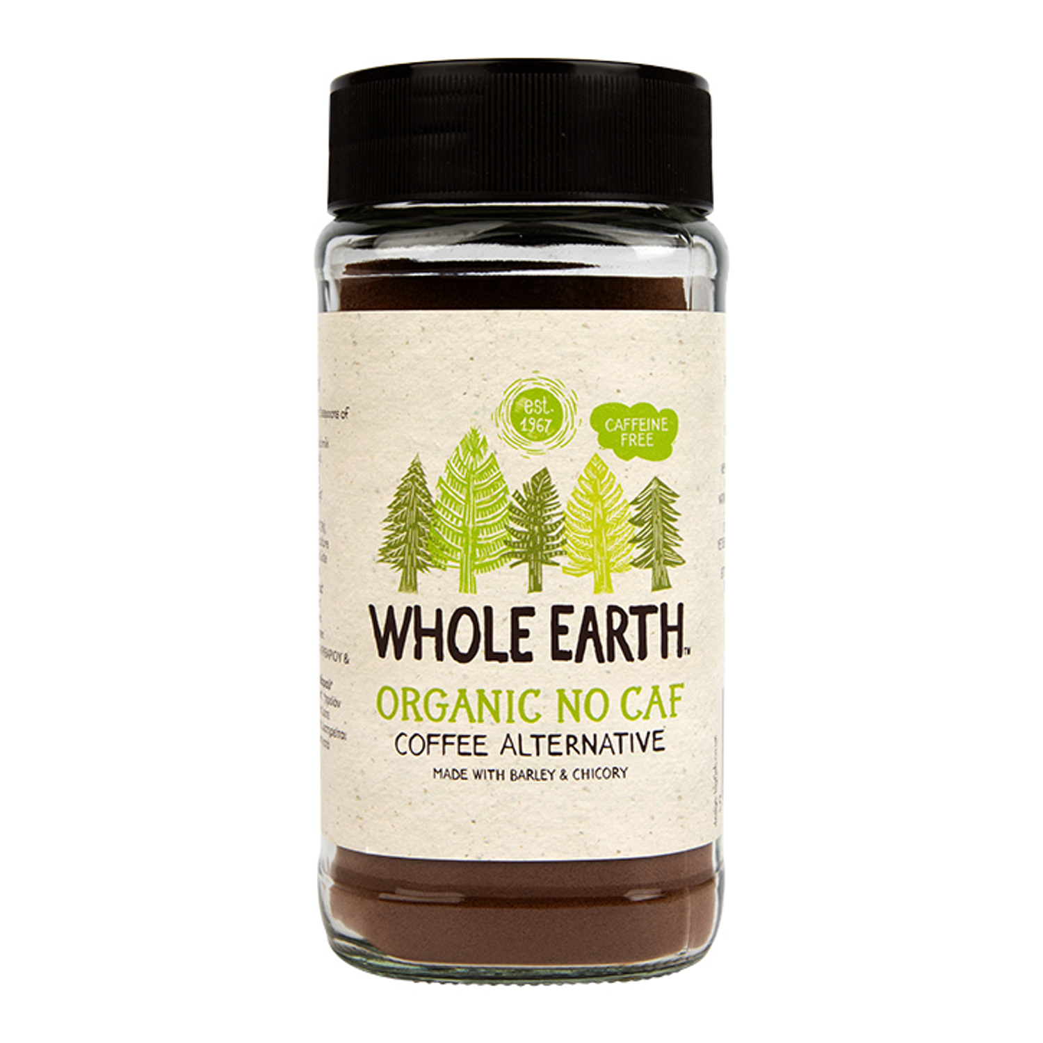 Organic Caffeine-Free Barley and Chicory Coffee Alternative 100g