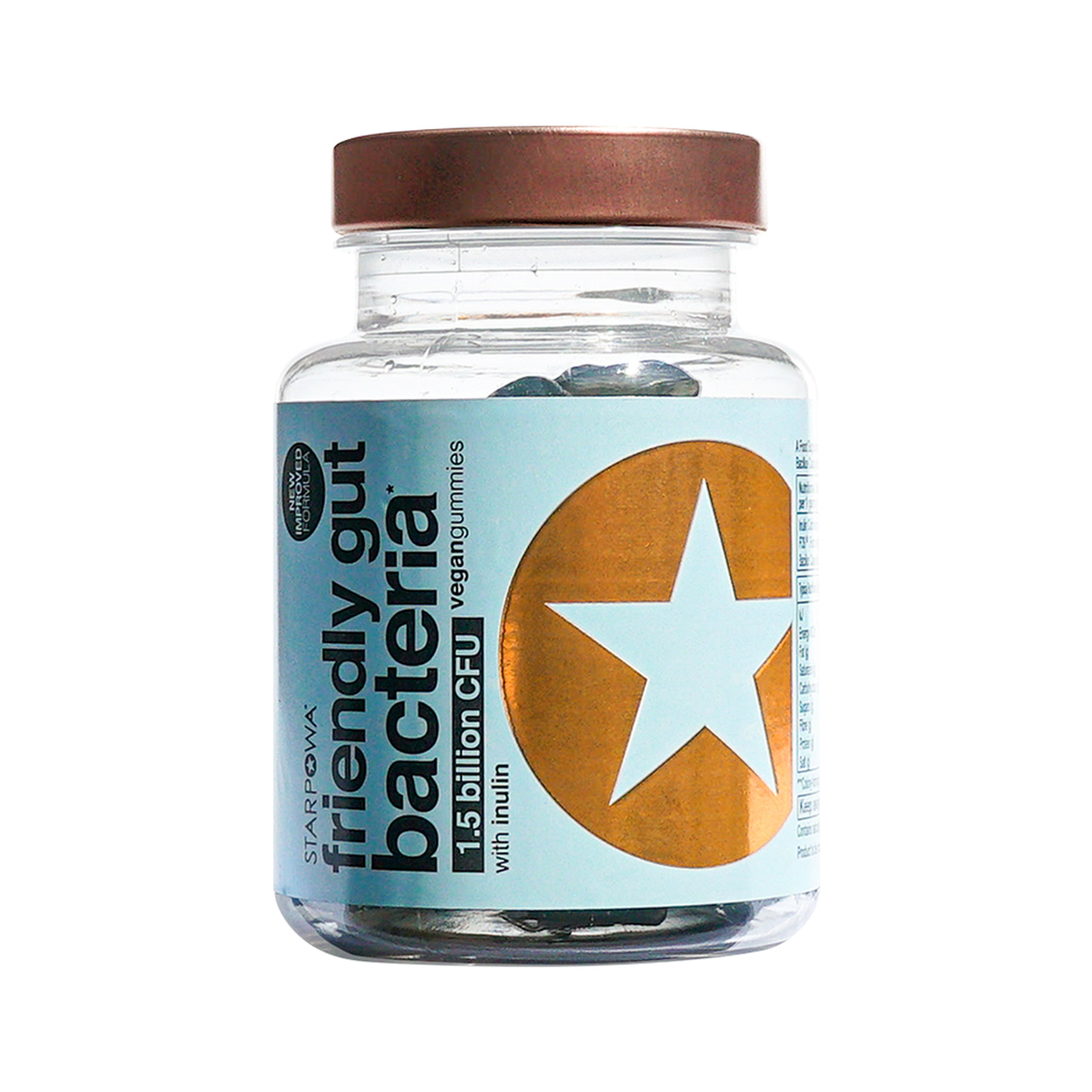 Blueberry Flavoured Friendly Bacteria and Prebiotic 30 Gummies