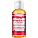 Dr Bronner Rose Castile Liquid Soap - 60ml