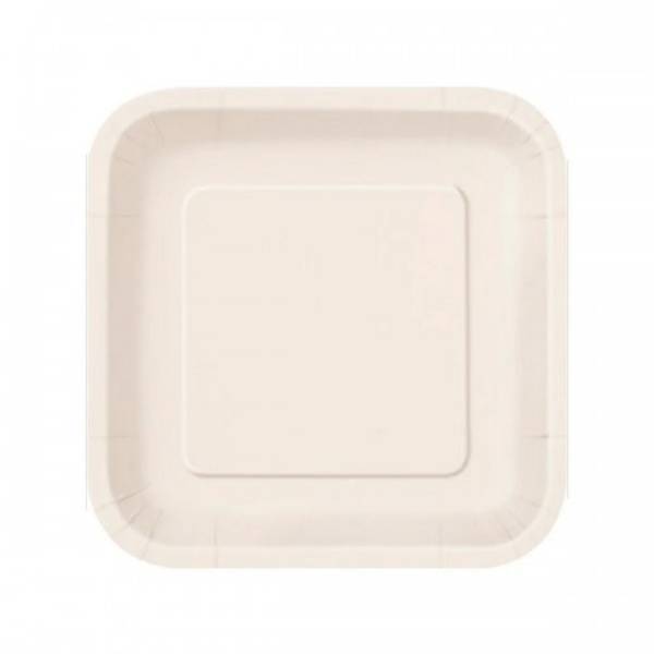 Unique Party Square Dessert Plate (Pack of 16)