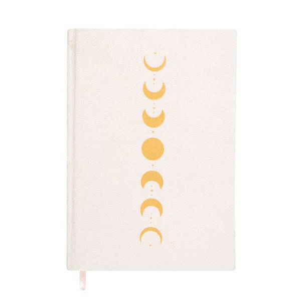 Something Different Moon Phases Velvet A5 Notebook