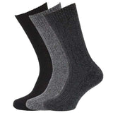 Mens Socks With Wool Padded Sole (Pack Of 3) (UK Shoe 6-11)