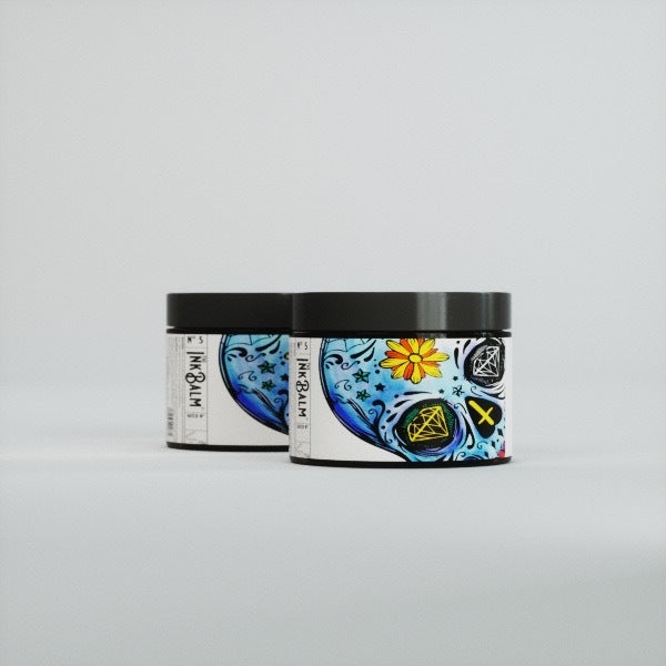 The Ink Balm Soy Candle - Skull Design 60g