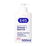 E45 Dry Skin Relief Shower & Bath Oil 500Ml