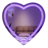 Fascinate LED Vanity Mirror Heart Shaped 71x71cm DP702_I2828