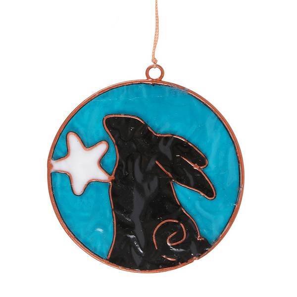 Something Different Moon Gazing Hare With Moon Suncatcher
