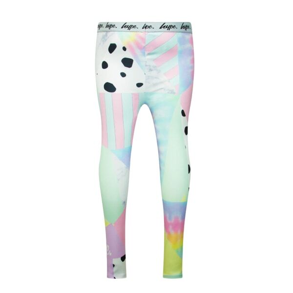Hype Girls Pastel Collage Leggings (16 Years)