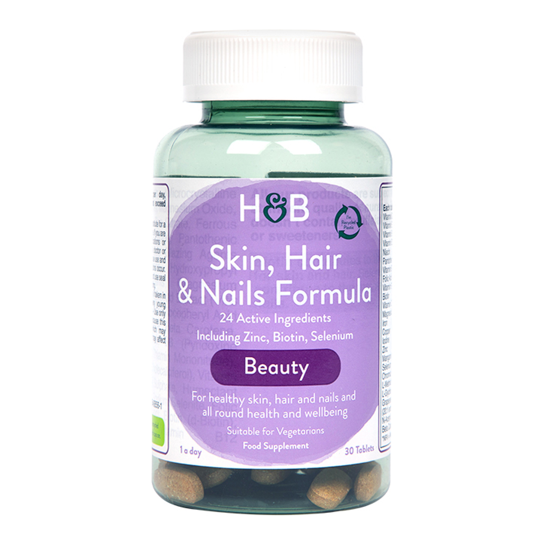 Holland Barrett Skin Hair Nails Formula 30 Tablets