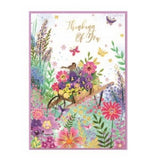 Simon Elvin Isabel Garden Thinking Of You Card (Pack of 6)