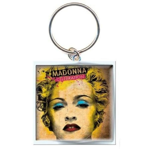 Madonna Celebration Photo Print Keyring
